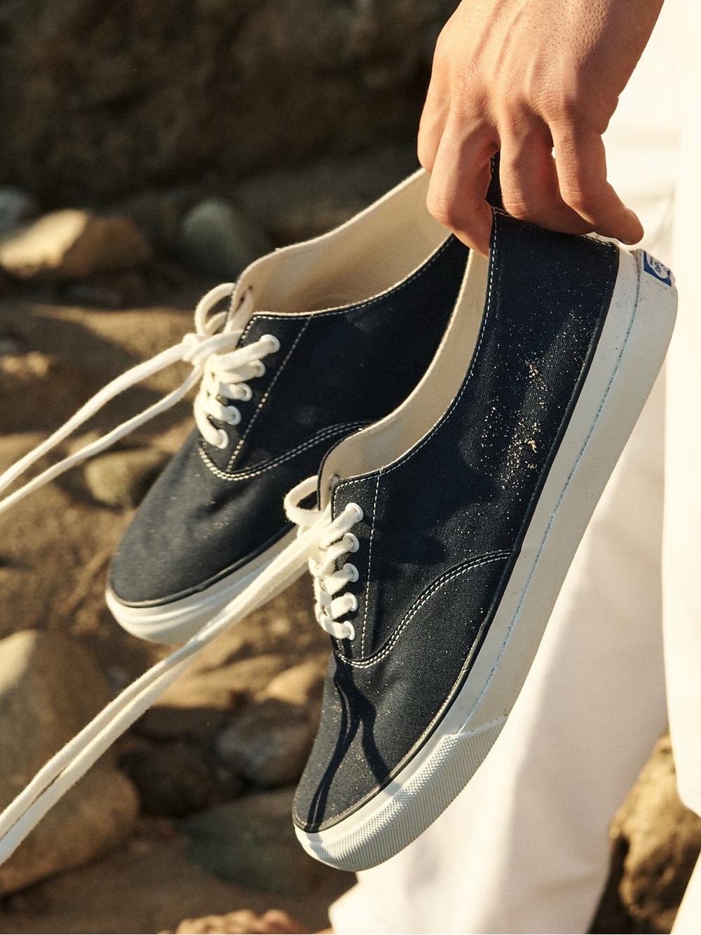 Sperry® CVO reissue deck sneakers in Navy Size 8 1/2 M NWOB $90 CT126